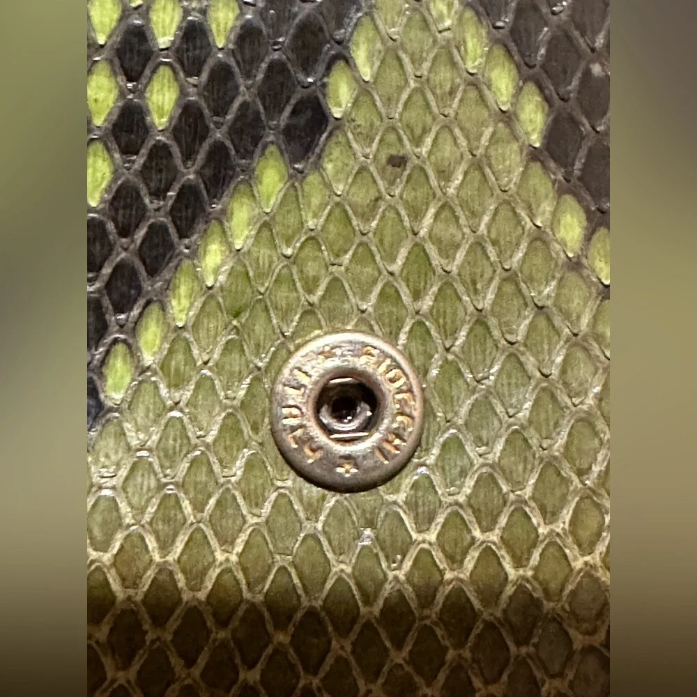 Prada Brown Python Wallet